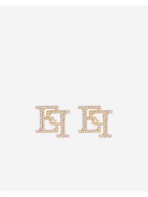 ORECCHINI CON DOPPIO LOGO ELISABETTA FRANCHI | OR02A56E2U95 Oro Giallo